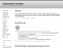 Tablet Screenshot of endowmentinvestor.org